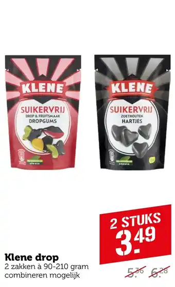 Coop Klene drop aanbieding