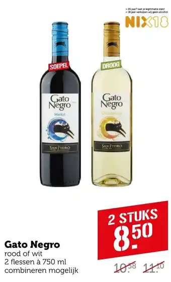 Coop Gato Negro aanbieding
