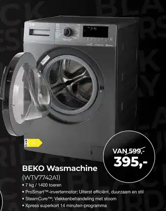 EP Beerepoot BEKO Wasmachine (WTV7742A1) aanbieding