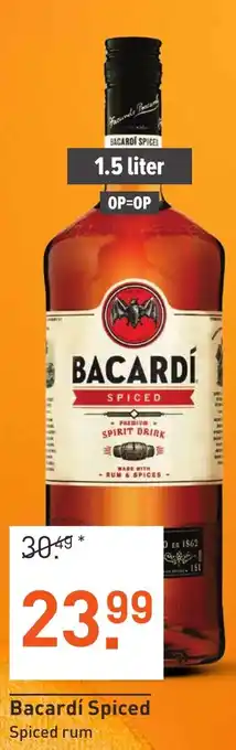 Albert Heijn Bacardí Spiced Spiced rum 1.5 liter aanbieding