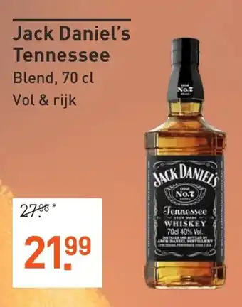 Albert Heijn Jack Daniel's Tennessee 70 cl aanbieding