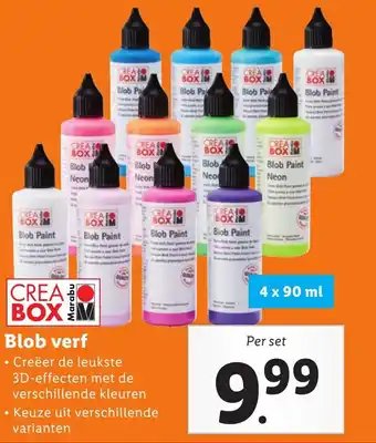 Lidl Blob verf aanbieding