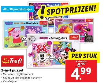 Lidl 2-in-1 puzzel aanbieding
