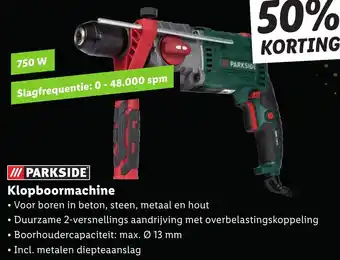 Lidl PARKSIDE Klopboormachine aanbieding