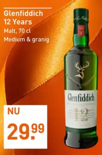 Gall & Gall Glenfiddich 12 Years Malt, 70 cl aanbieding