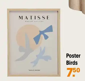 Kwantum Poster Birds aanbieding