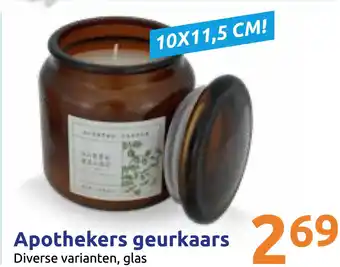 Action Apothekers geurkaars aanbieding