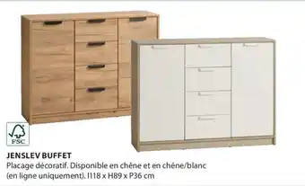 Jysk JENSLEV BUFFET aanbieding