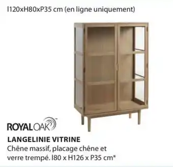 Jysk LANGELINIE VITRINE aanbieding