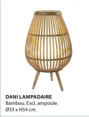 Jysk DANI LAMPADAIRE 33 x H54 cm aanbieding