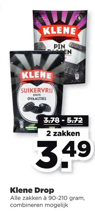 PLUS Klene drop aanbieding