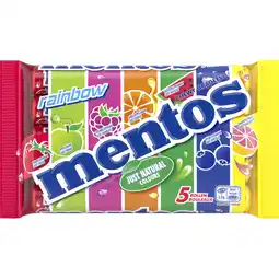 Albert Heijn Mentos rainbow 5-pack aanbieding