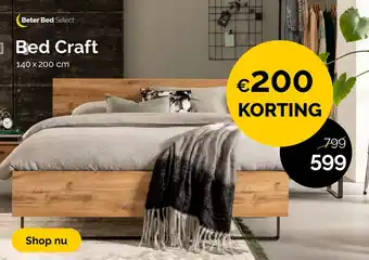 Beter Bed Bed Craft aanbieding