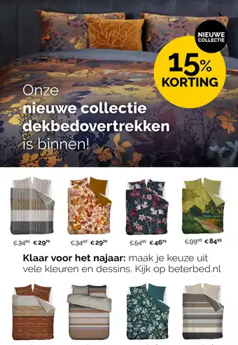 Beter Bed Onze nieuwe collectie dekbedovertrekken is binnen! aanbieding