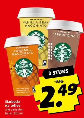 Boni Starbucks ice coffee aanbieding