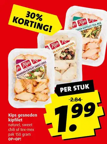 Boni Kips gesneden kipfilet aanbieding