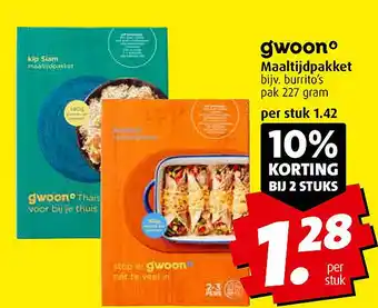 Boni gwoono Maaltijdpakket aanbieding