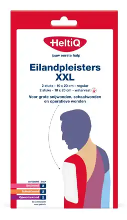 De Online Drogist Heltiq eilandpleister xxl 4st aanbieding