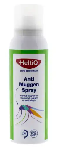 De Online Drogist Heltiq anti-muggen spray 0% deet 1st aanbieding