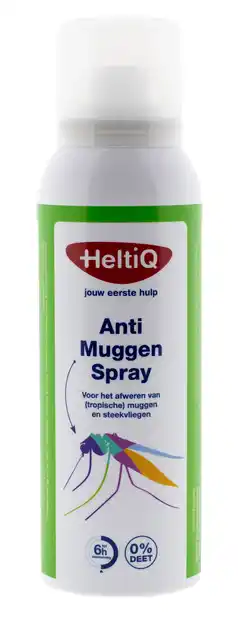 De Online Drogist Heltiq anti-muggen spray 0% deet 1st aanbieding