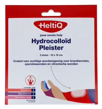De Online Drogist Heltiq hydrocolloid pleister 5st aanbieding