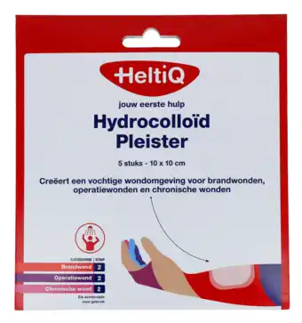 De Online Drogist Heltiq hydrocolloid pleister 5st aanbieding