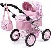 Bol.com Bayer - poppenwagen trendy - roze luipaard (13002aa) aanbieding