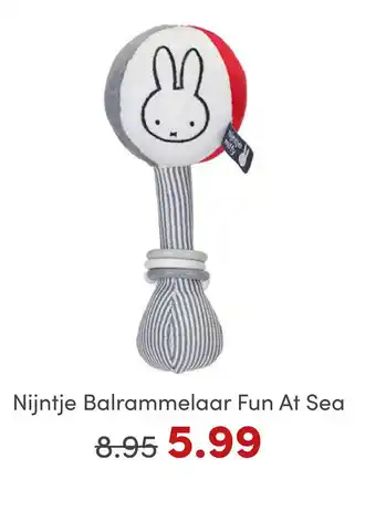 Baby & Tiener Nijntje Balrammelaar Fun At Sea aanbieding