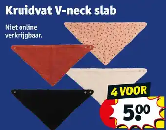 Kruidvat Kruidvat V-neck slab aanbieding