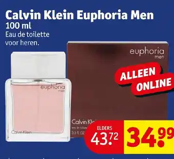 Kruidvat Calvin Klein Euphoria Men 100 ml aanbieding