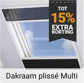 Raamdecoratie.com Dakraam plissé Multi aanbieding