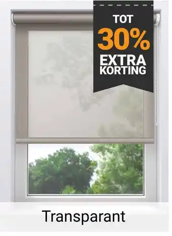 Raamdecoratie.com Transparant aanbieding