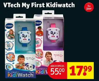 Kruidvat VTech My First Kidiwatch aanbieding