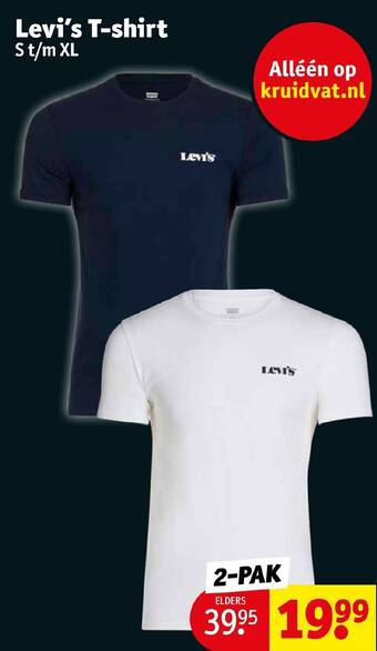 Levi s t shirts aanbieding bij Kruidvat