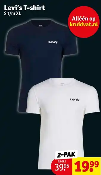 Kruidvat Levi's T-shirt aanbieding