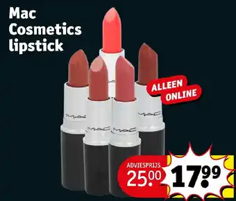 Kruidvat Mac Cosmetics lipstick aanbieding