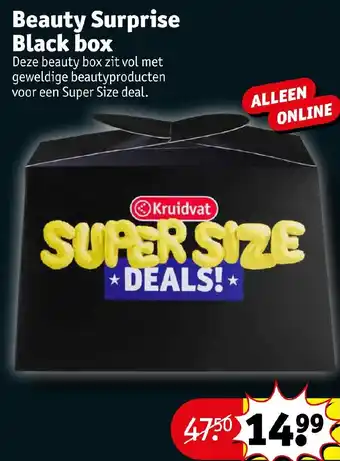 Kruidvat Beauty Surprise Black box aanbieding