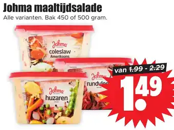 Dirk Johma maaltijdsalade aanbieding