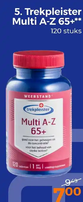 Trekpleister Trekpleister Multi A-Z 65+  120 stuks aanbieding