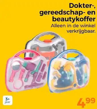 Trekpleister Dokter-, gereedschap- en beautykoffer aanbieding