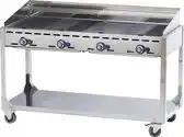 Bol.com Hendi green fire gasbarbecue met 4-branders | 2x bakplaat / rooster aanbieding