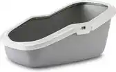 Bol.com Savic aseo - kattenbak - grijs/wit - 56x39x275 cm aanbieding