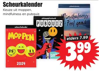 Dirk Scheurkalender aanbieding