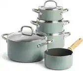 Bol.com Greenpan mayflower pannenset - 5-delig - lichtblauw - inductie - pfas-vrij aanbieding
