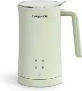 Bol.com Create - milk frother studio - verwarmer voor melkopschuimer - 580ml - 75 °c - groen aanbieding