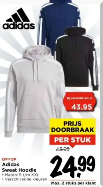 Vomar Voordeelmarkt Adidas Sweat Hoodie aanbieding