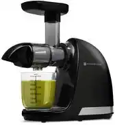 Bol.com Kitchenbrothers slowjuicer - juicer - groenten en fruitpers - 700ml - zwart aanbieding