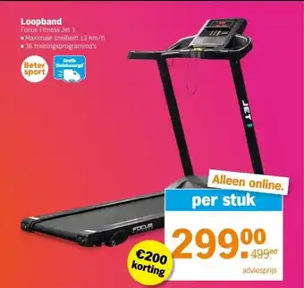 Albert Heijn Loopband Focus Fitness Jet 1 aanbieding