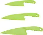 Bol.com Xyz goods - kindermessen - kindermes - set van 3 - groen aanbieding