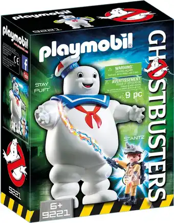 Bol.com Playmobil ghostbusters stay puft marshmallow man - 9221 aanbieding